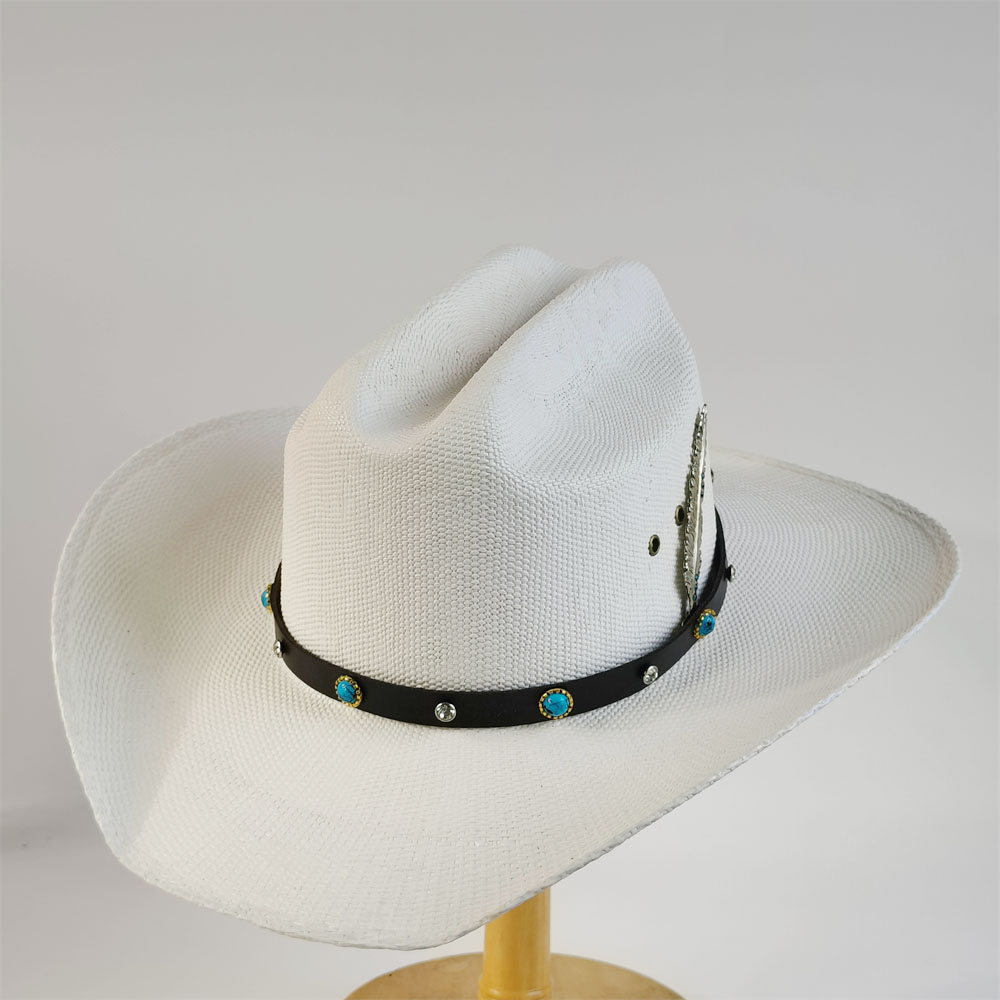 Chapeau de cowboy en paille ri - Cowboy Hat Straw avis et prix