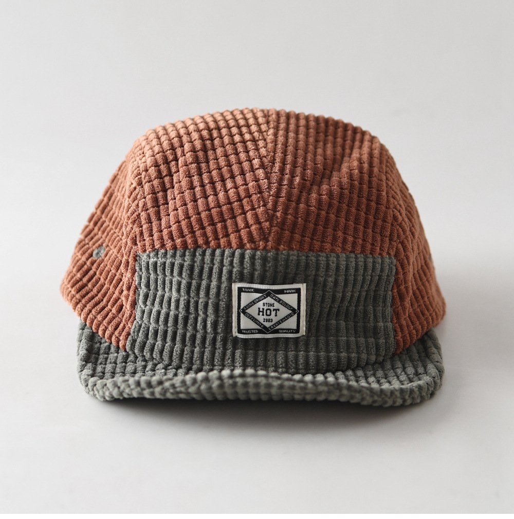 Casquette de baseball en velou - Corduroy Cap 5 Panel avis et prix