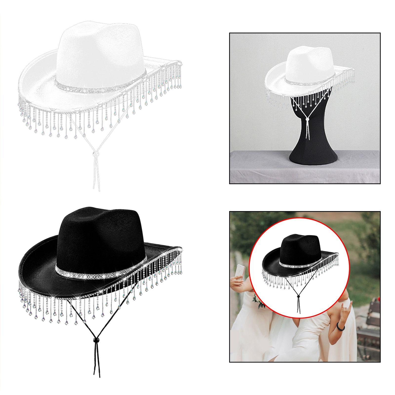 Chapeau de cowboy avec frange  - Cowboy Hat Straw avis et prix