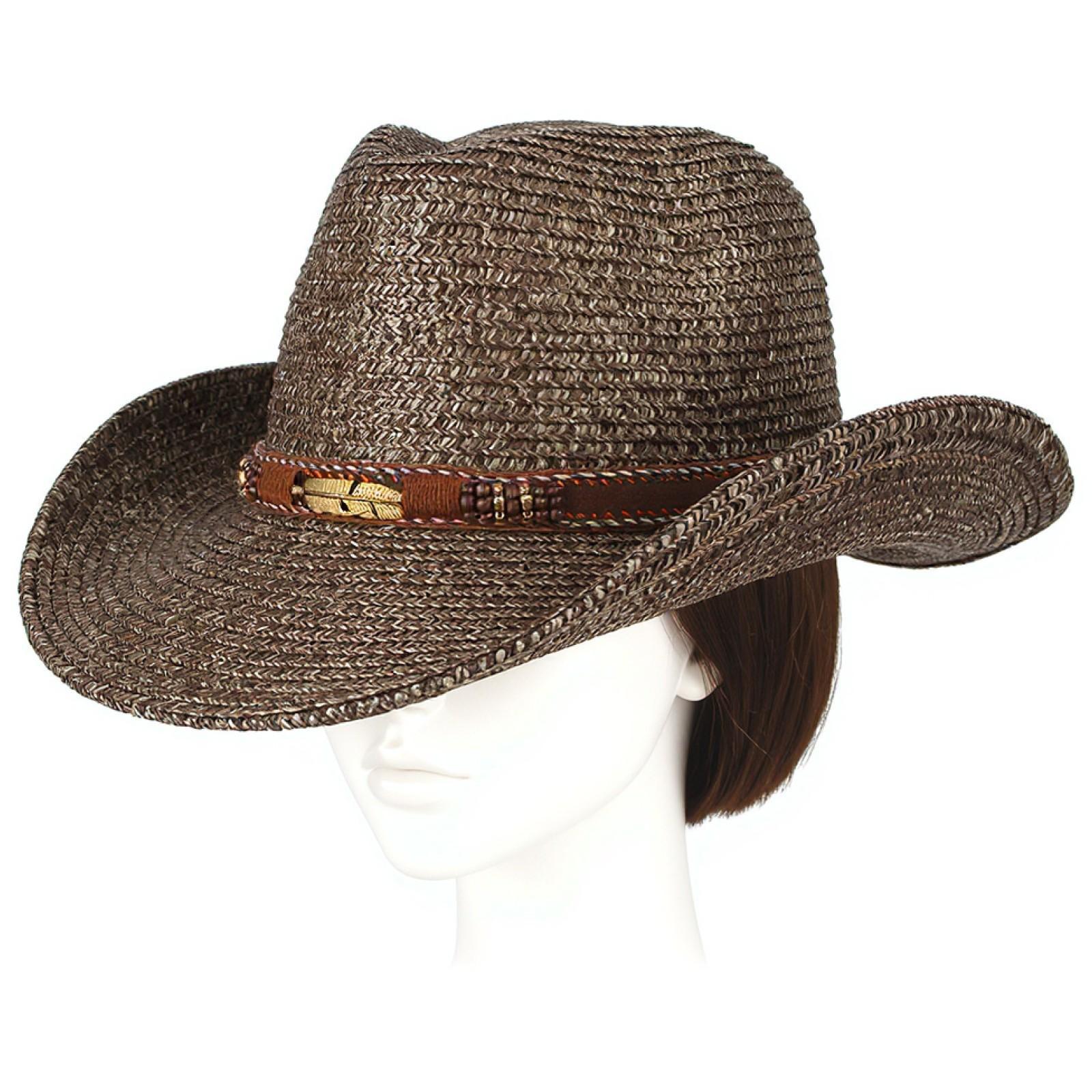 Chapeau de soleil unisexe pour - Cowboy Hat Straw avis et prix